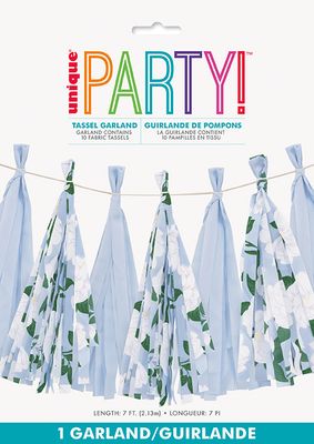 Garden Party - Fabric Tassel Garland