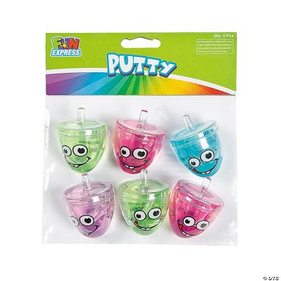 Putty Spin Top 6 Ct - Polybag Header