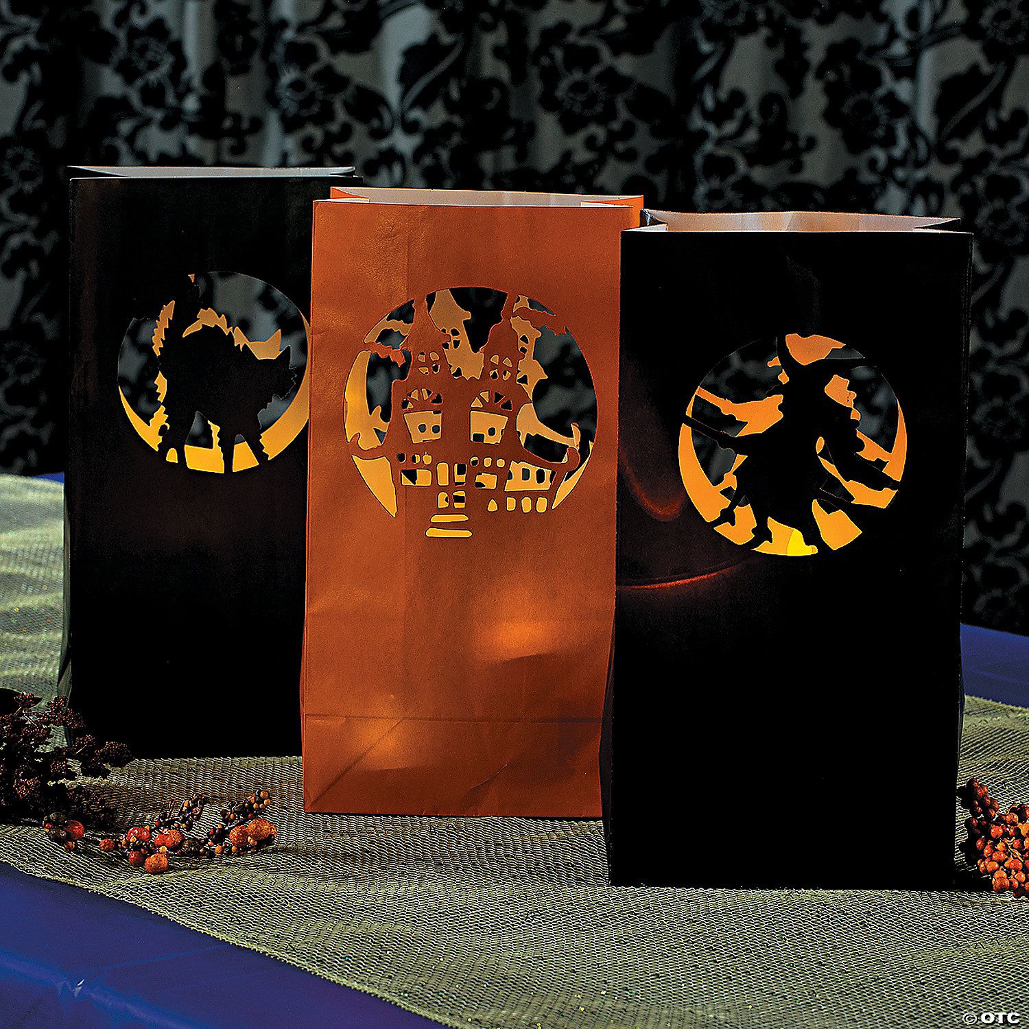 Halloween Silhouette Luminary Bags