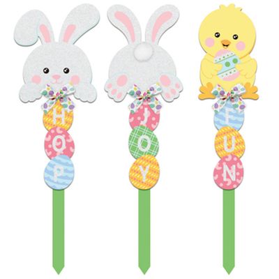 Easter MDF Yard Stake 24"