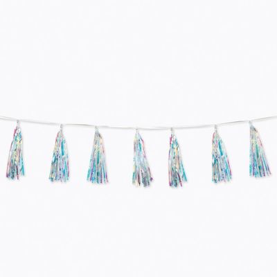 Iridescent Tassel Garland