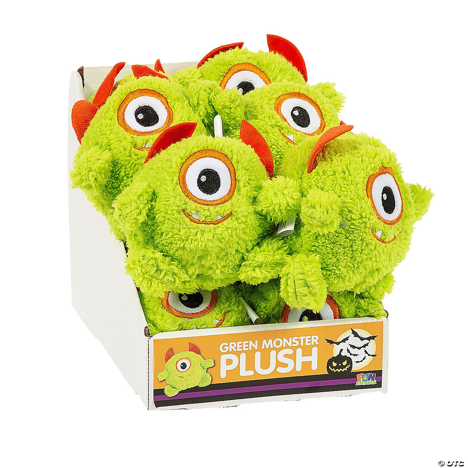 Plush Green Halloween Monsters