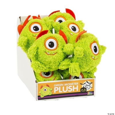 Plush Green Halloween Monsters