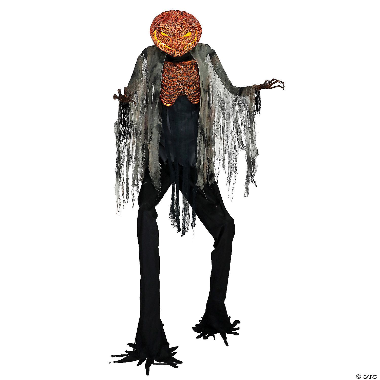 7&#39; Scorched Scarecrown w/ Flamelight