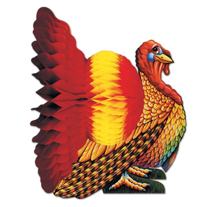Tissue Turkey Centerpiece 12&quot;