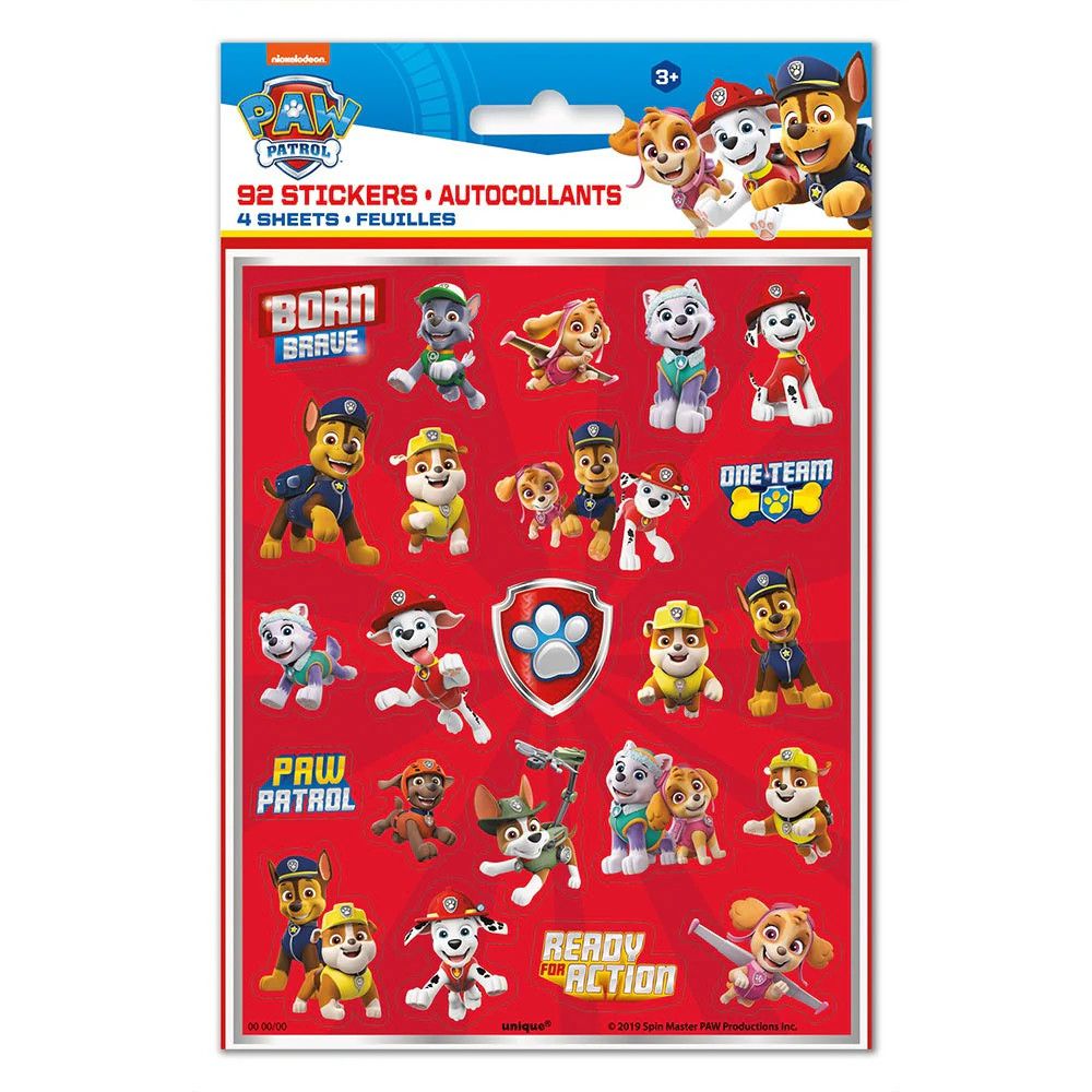 Paw Patrol - Sticker Sheet 4ct