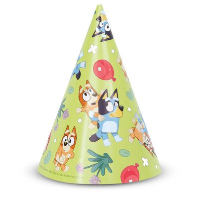 Bluey - Party Hats 8ct