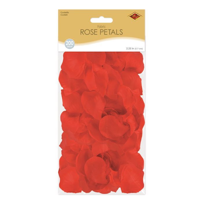 Fabric Rose Petals Red 200ct