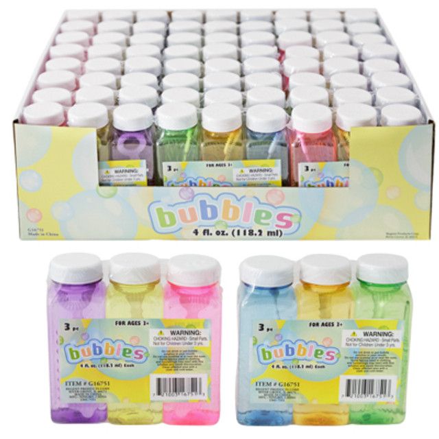 Pastel Bubbles 4oz - 3ct