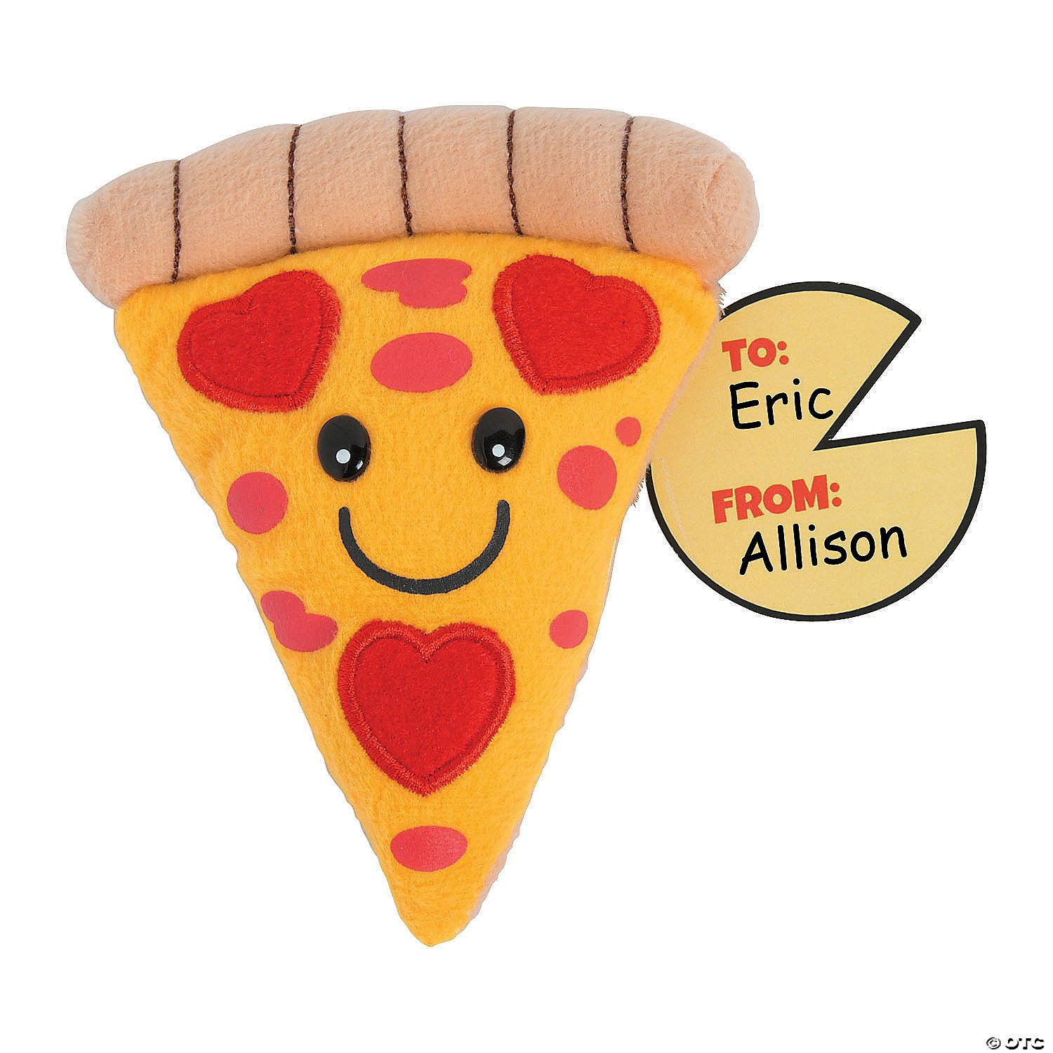 Valentine Pizza Slice Plush
