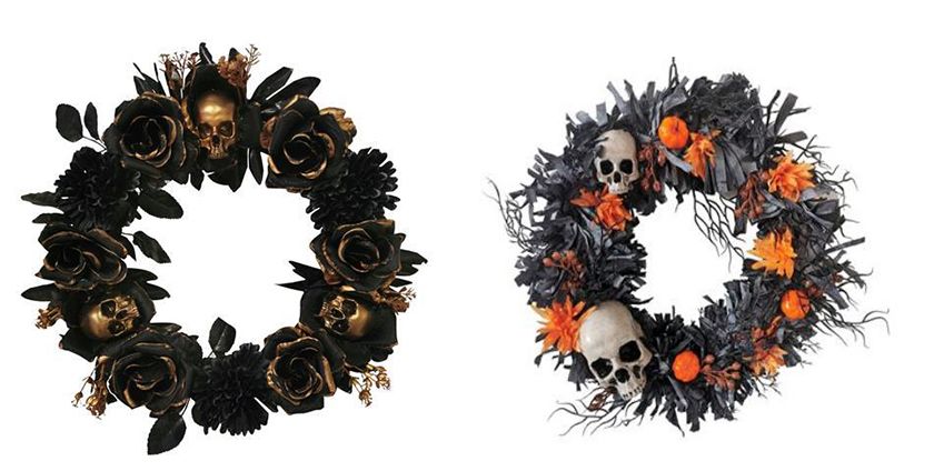 Skull Wreath A2 - 17.5&quot;