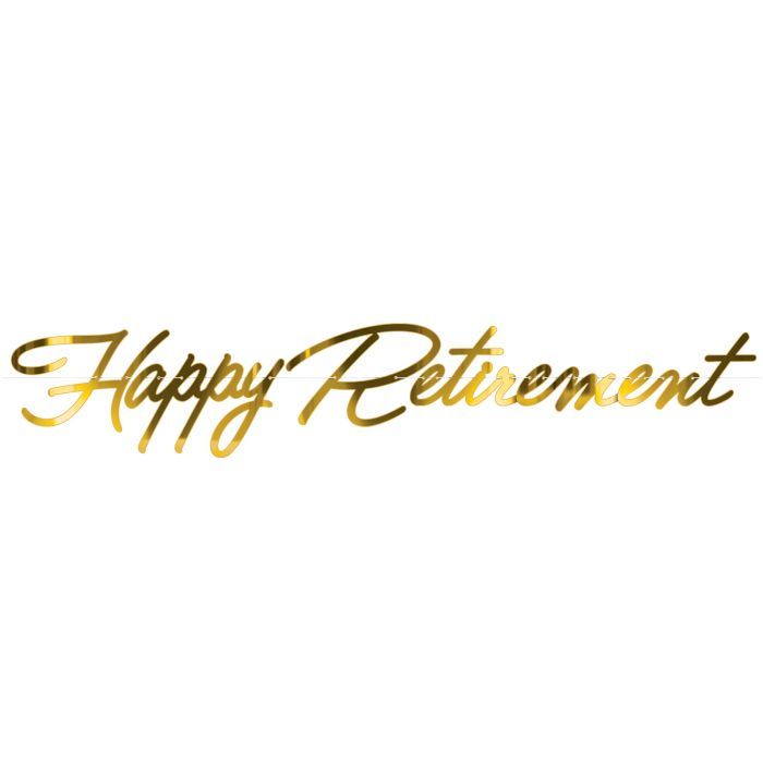 Happy Retirement Streamer