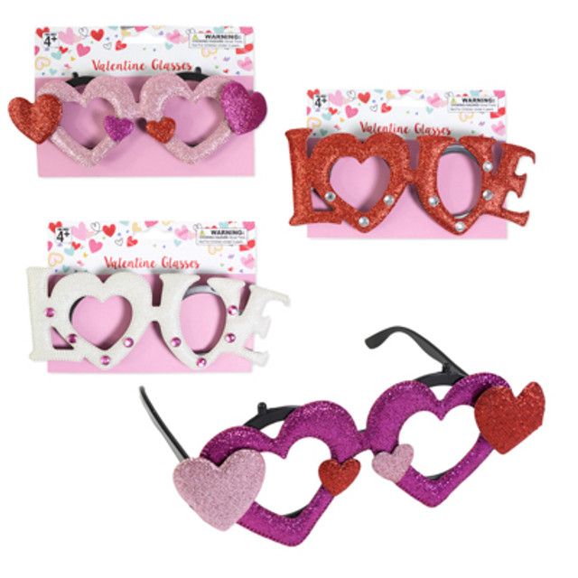 Valentines Novelty Glasses