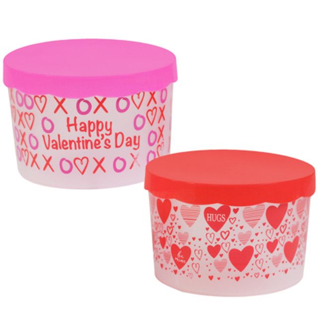 Valentine Food Storage w/Lid