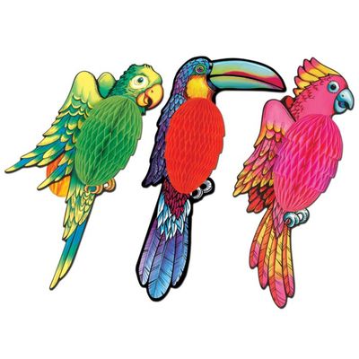 Tissue Exotic Birds 17&quot;