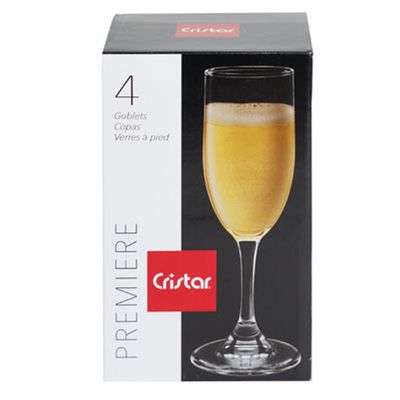 Champagne Glasses 6.25oz - 4ct