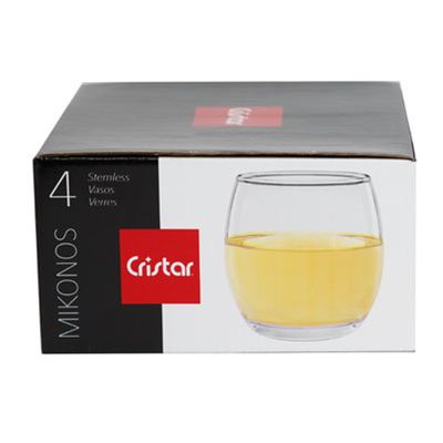 Stemless Wine Glass 12.5oz - 4ct