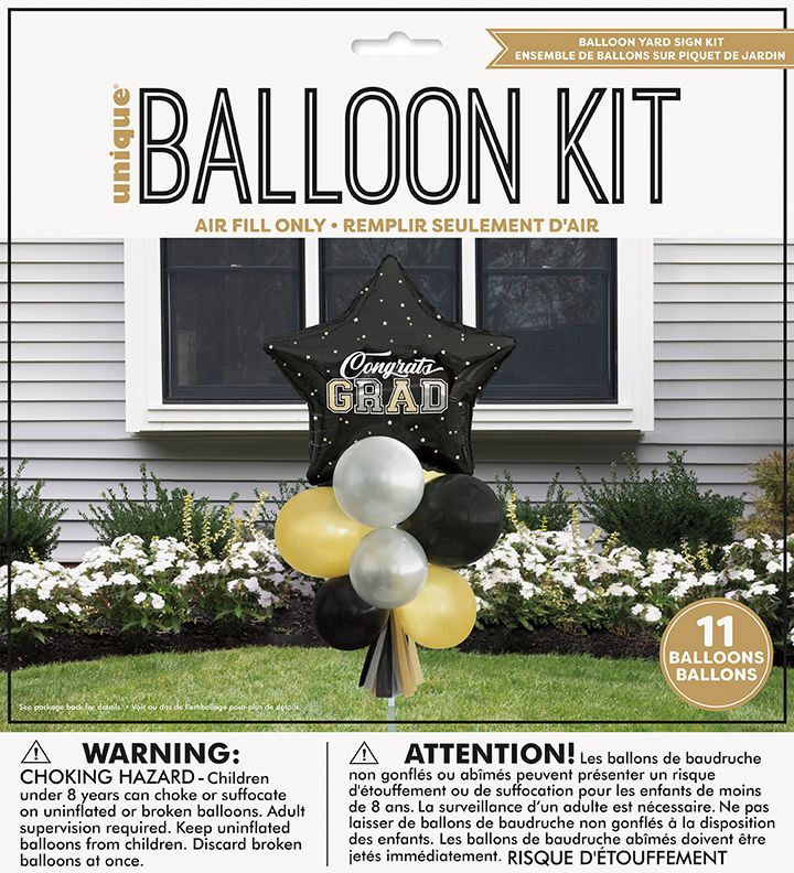 Congrats Grad - Balloon Yard Sign