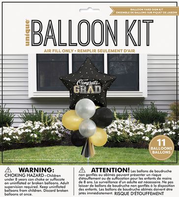Congrats Grad - Balloon Yard Sign