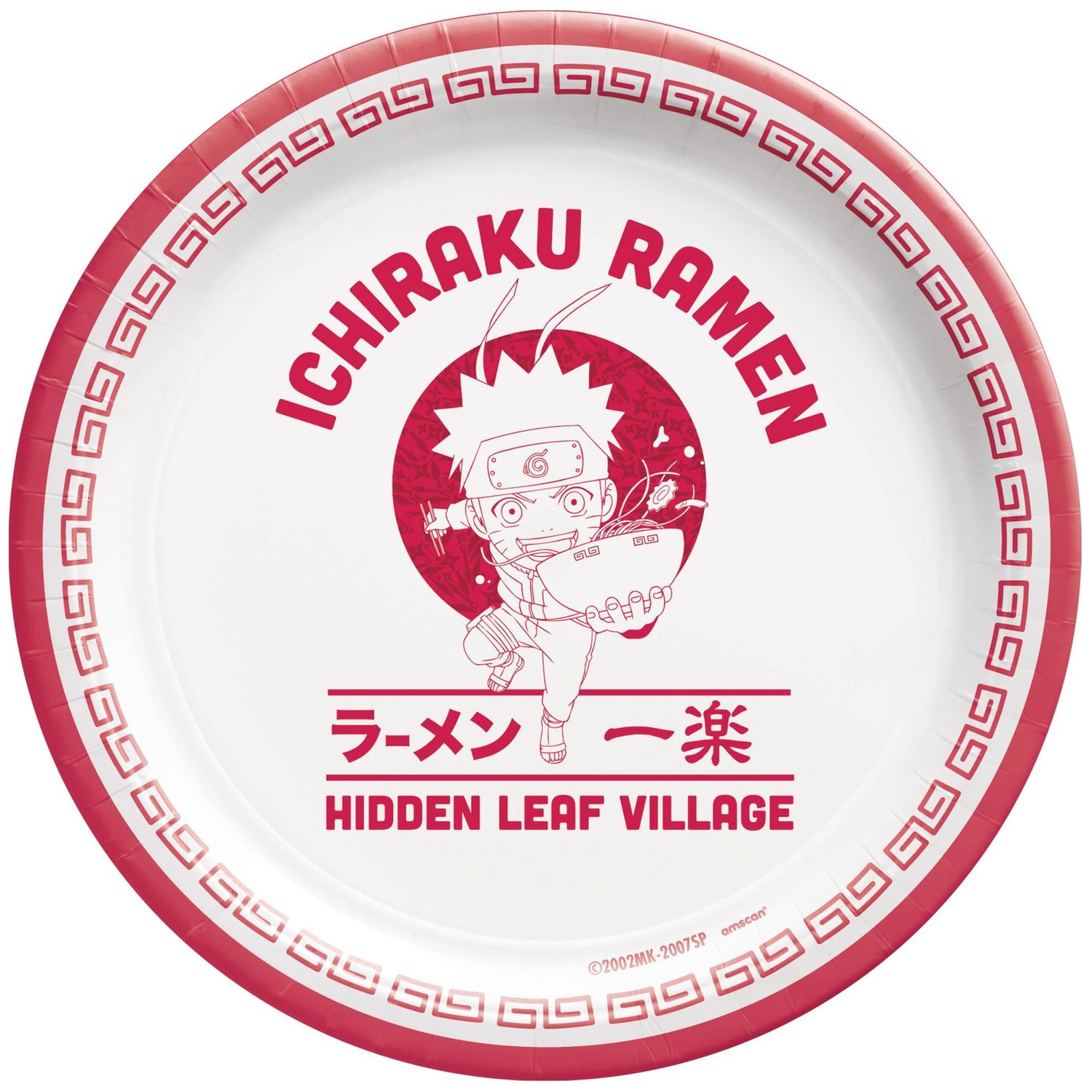 Naruto 7&quot; Dessert Plate - 8 Ct