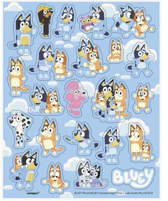 Bluey - Sticker Sheet 4ct
