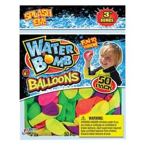 Water Balloons - Neon Water Bomb  50 Ct