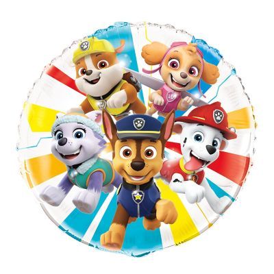Paw Patrol - 18&quot; Helium Filled Foil Balloon, Ribbon
