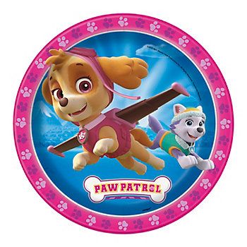 Paw Patrol Girl - 9&quot; Plates 8ct
