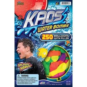 Water Balloons - Kaos 250 Ct with Filler