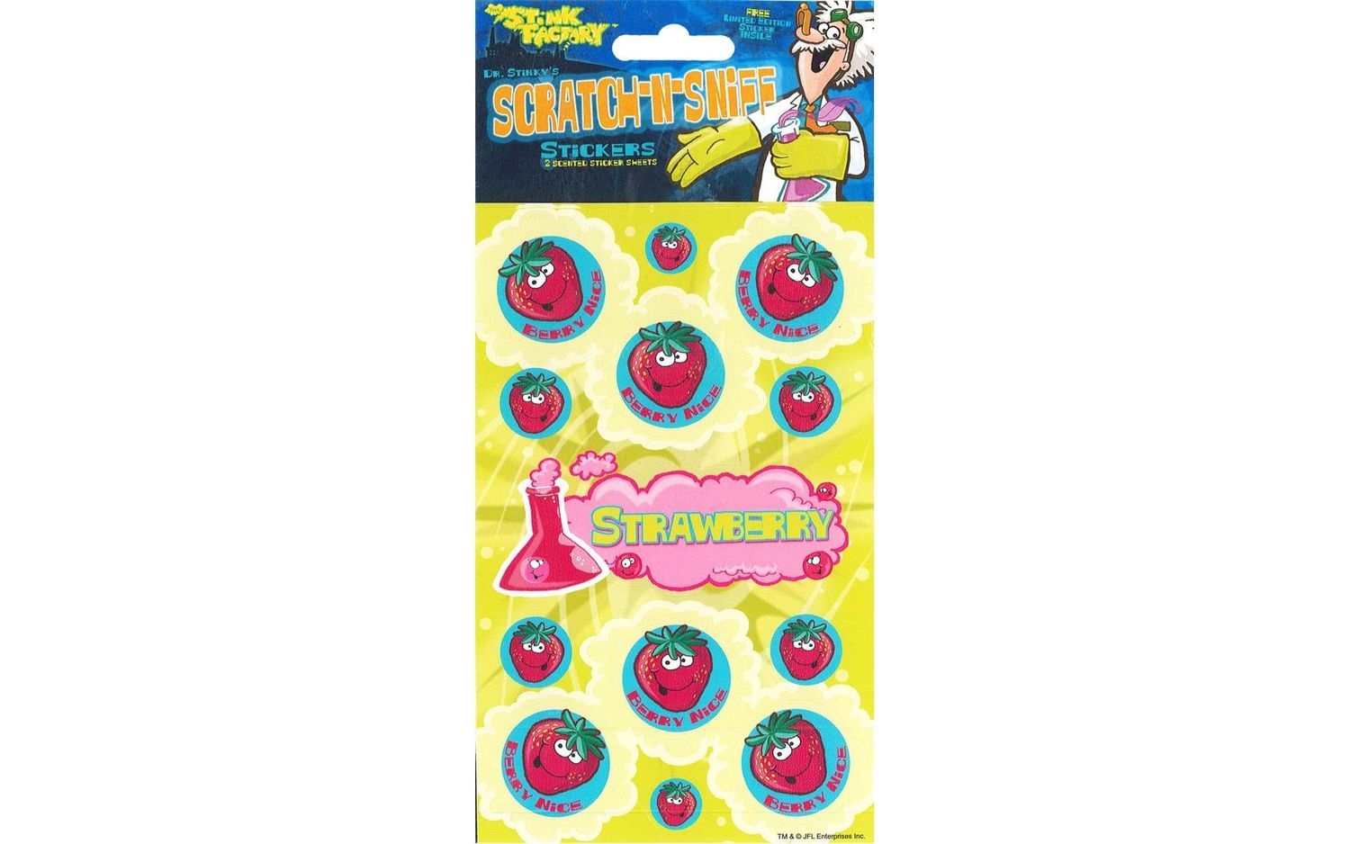 Scratch-N-Sniff Stickers, Style: Stawberry