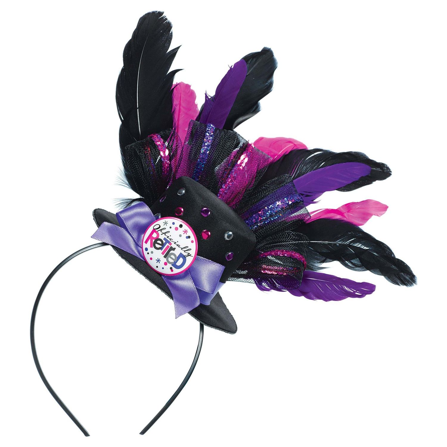 Retirement Fascinator Hat 11&quot; x 9 3/4&quot;