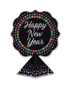 3-D Happy New Year Centerpiece 12.5&quot; x9&quot;