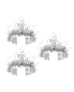 White New Year Silver Tiara