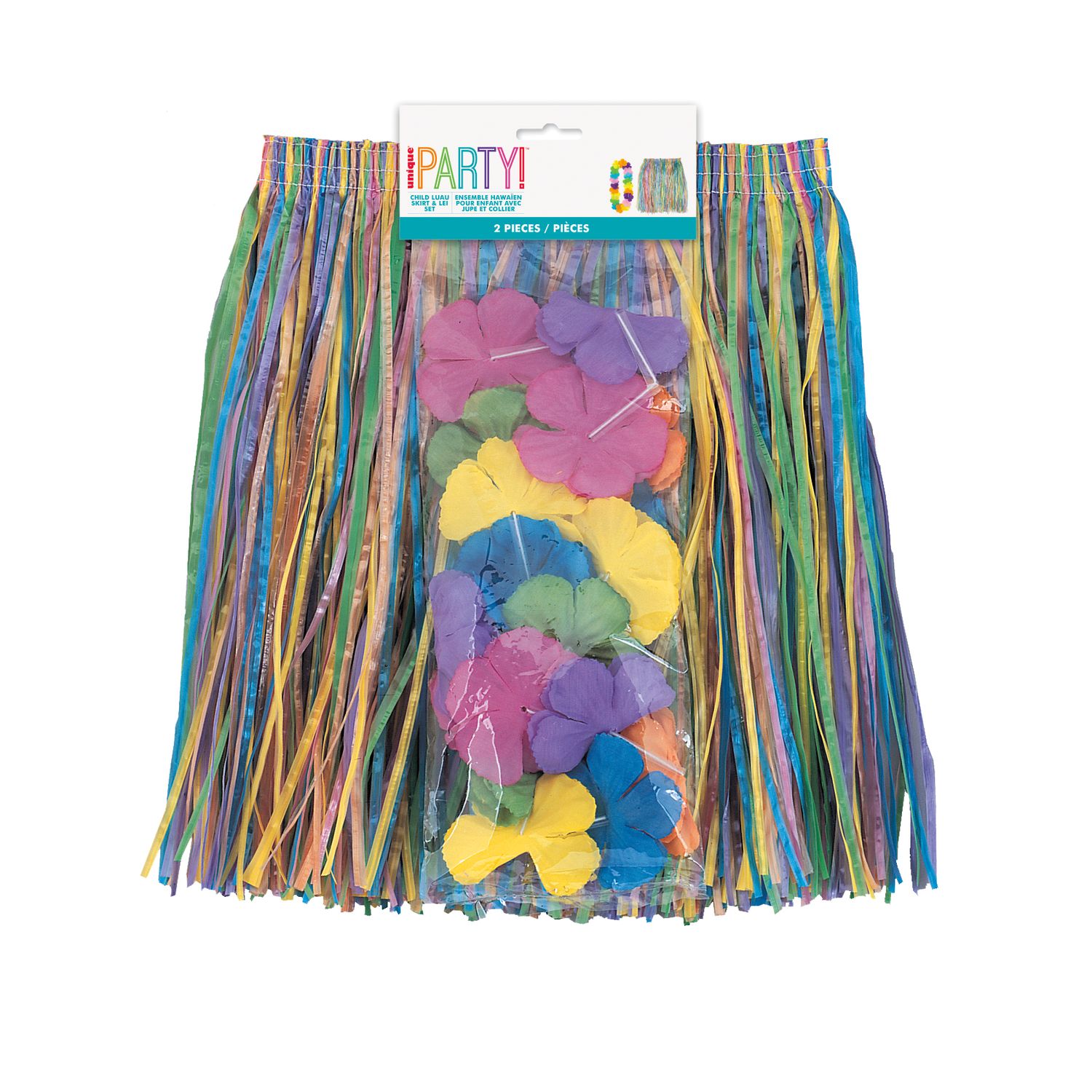 Luau Skirt &amp; Lei Set - Child