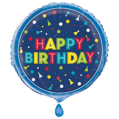Peppy Birthday - 18&quot; Helium Filled Foil Balloon