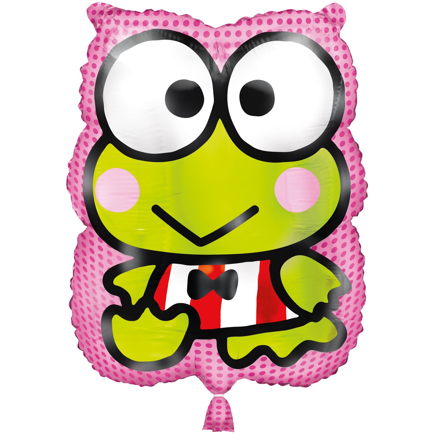 Hello Kitty Keroppi - 16&quot; Helium Filled Foil Shaped Balloon, Ribbon