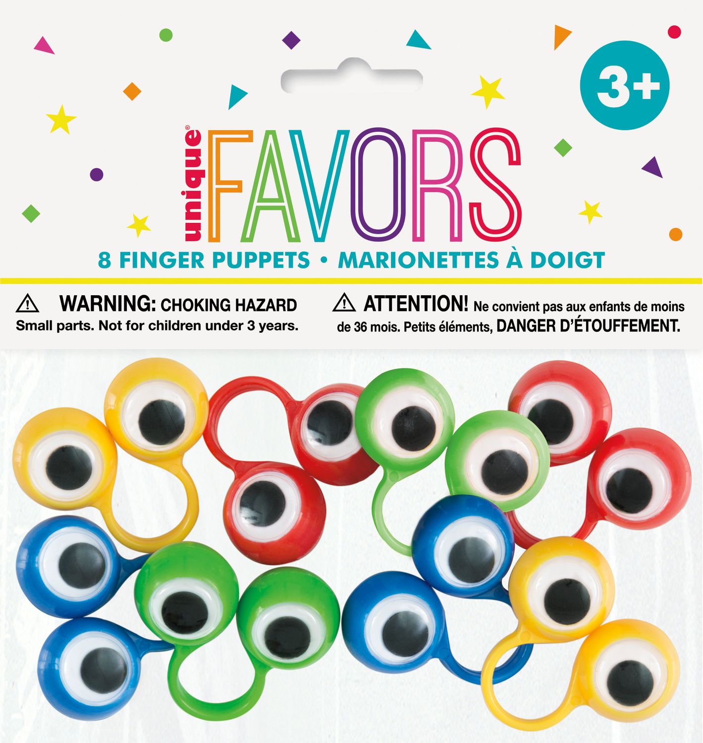 Googly Eye Finger Puppets - 8ct