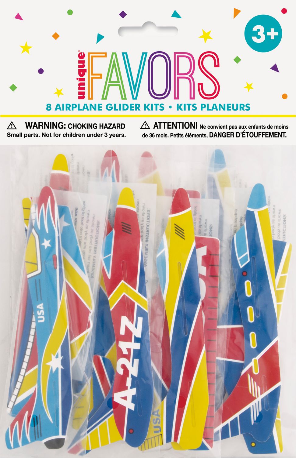 Airplane Glider Kit - 8 Ct