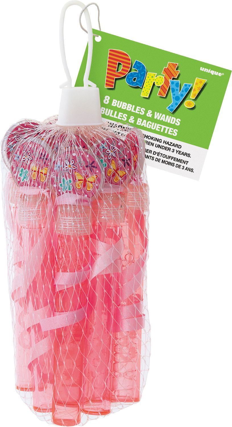 Bubble &amp; Wand Tubes - 8 Ct Net Bag