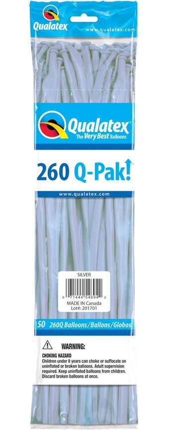 260Q Q-Pak Metallic Silver 50 Ct.