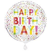 Donut Party Birthday - 18&quot; Helium Filled Foil Balloon