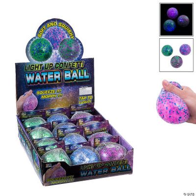 Light Up Confetti Water Ball - 12 Ct Box