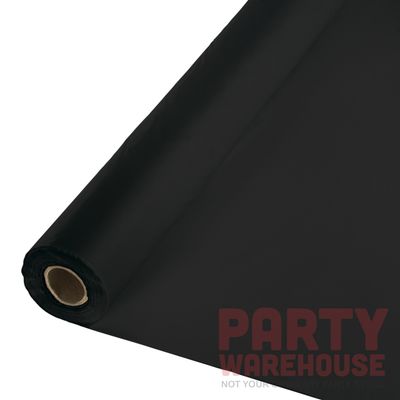 Plastic Banquet Roll Black Velvet 100&#39;