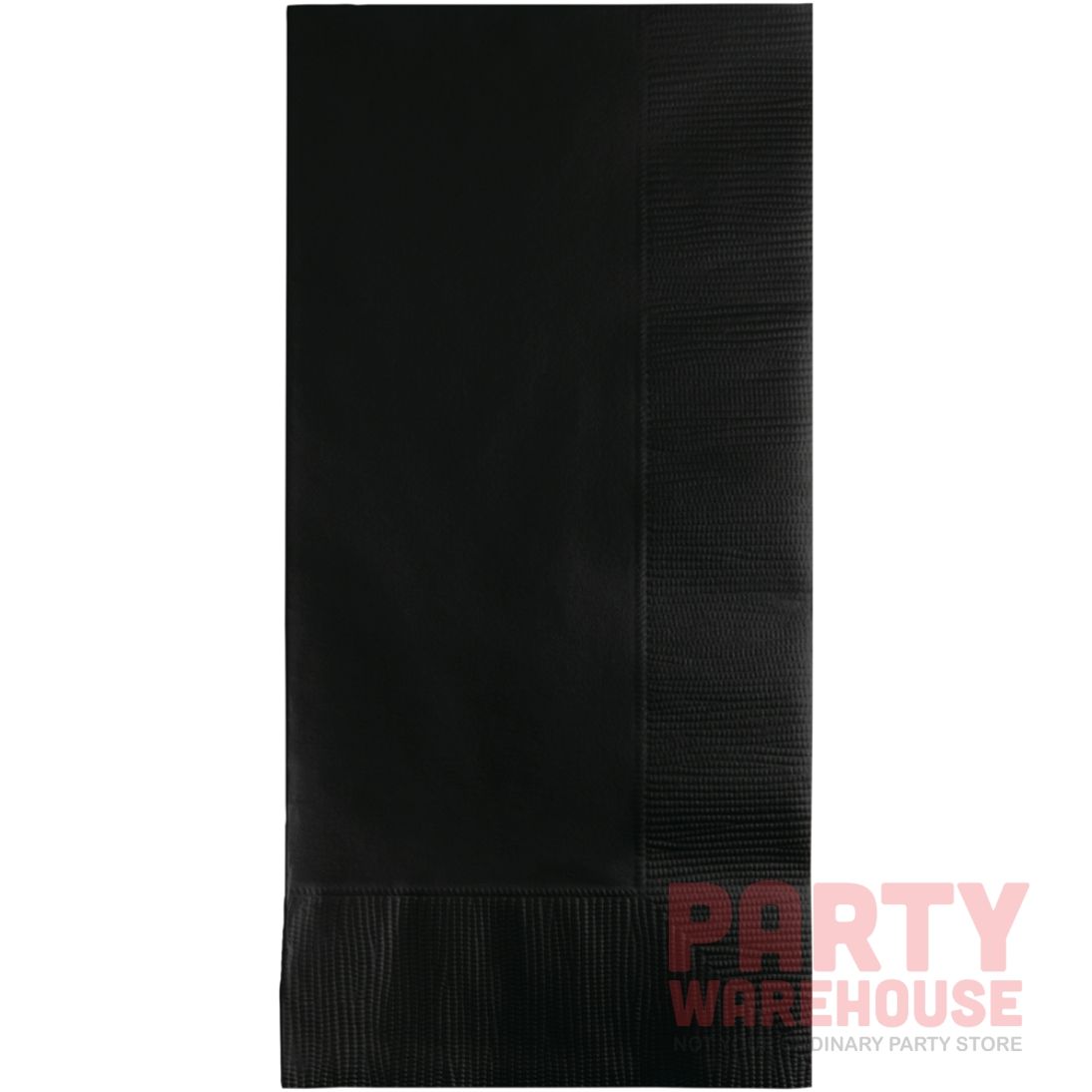 Dinner Napkins 2 Ply Black Velvet 50 Ct
