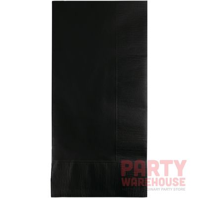 Dinner Napkins 2 Ply Black Velvet 50 Ct.