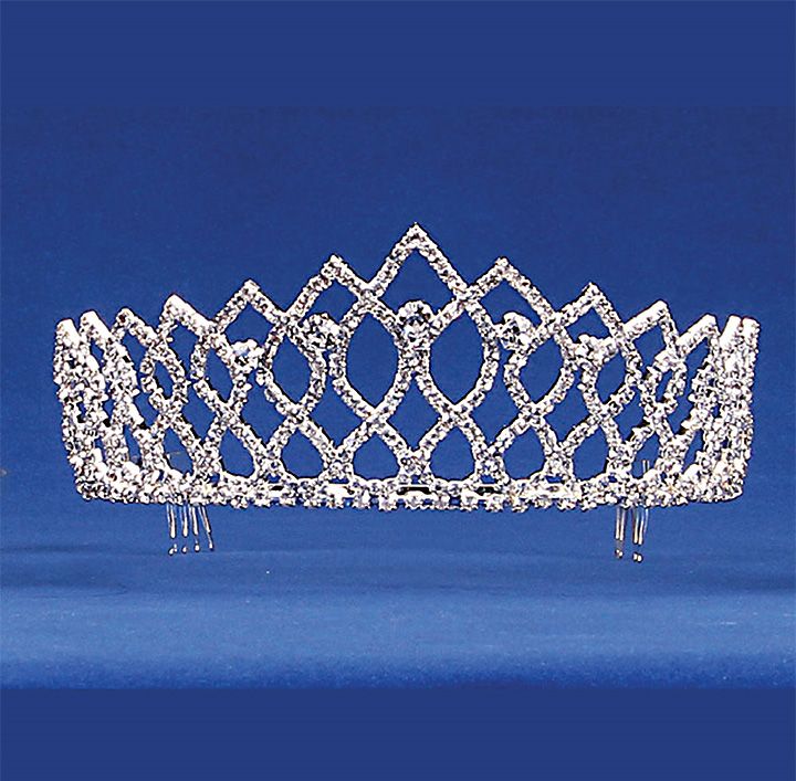 Pointed Crown Tiara 2.75&quot; H