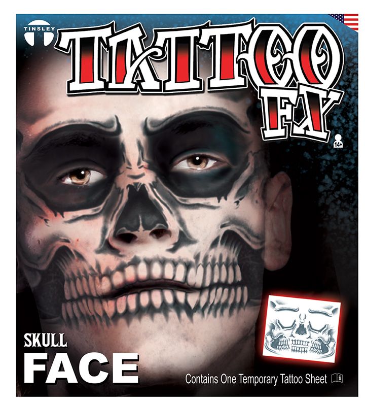 Face Tattoo Kit - Skull