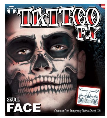 Face Tattoo Kit - Skull