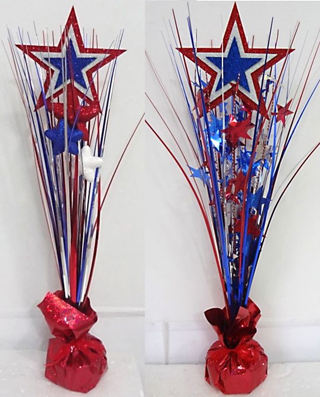Star Spray Tree  17&quot; Centerpiece/ Balloon Weight