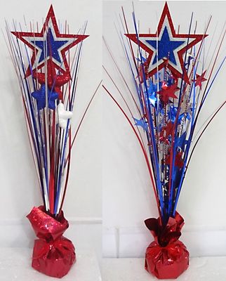 Star Spray Tree  17&quot; Centerpiece/ Balloon Weight